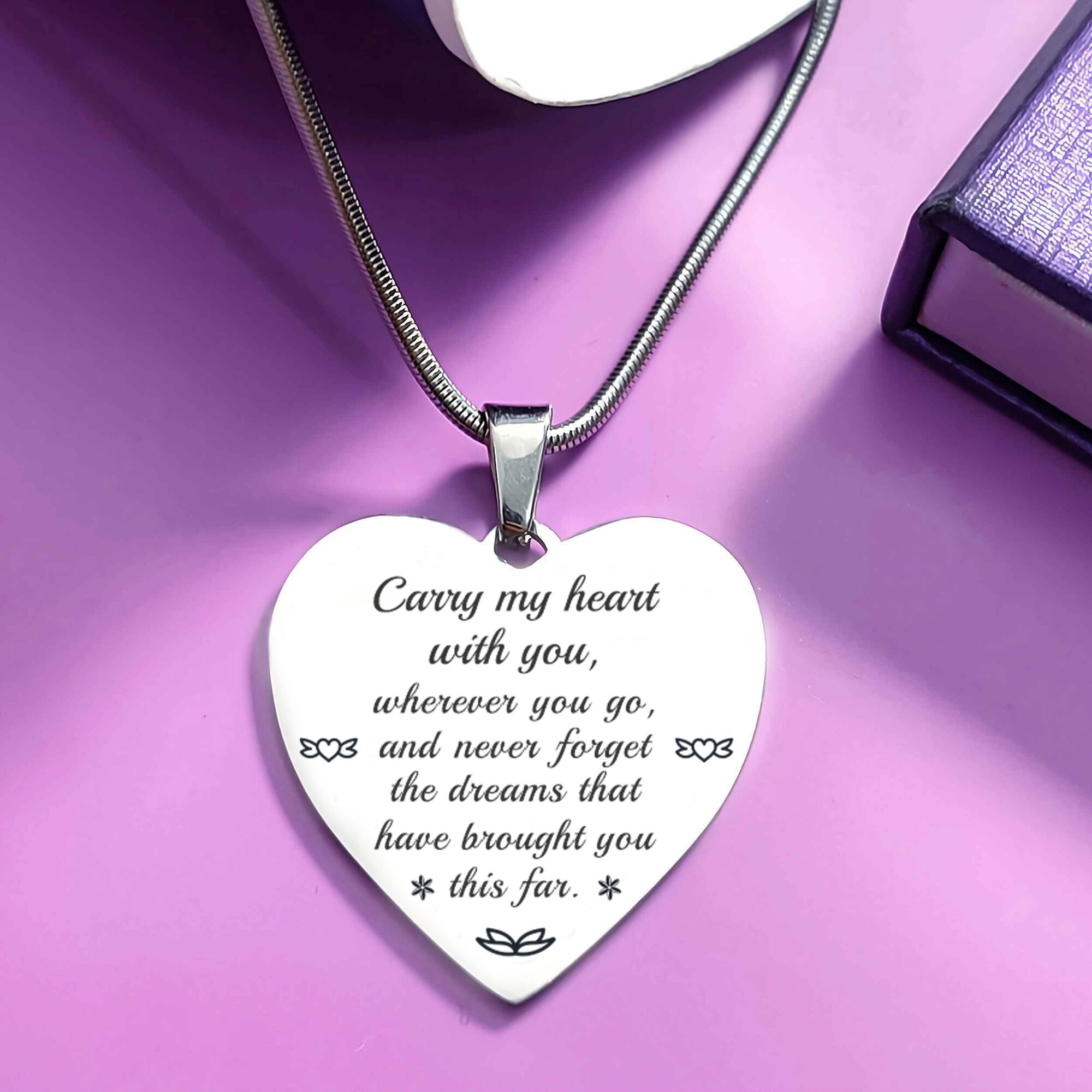 Carry You in My Heart Personalised Necklace
