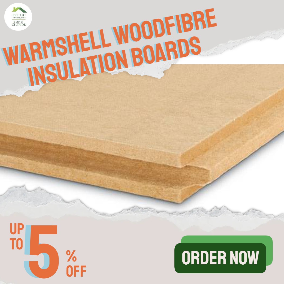 Lime Green - Warmshell Woodfibre Insulation Boards