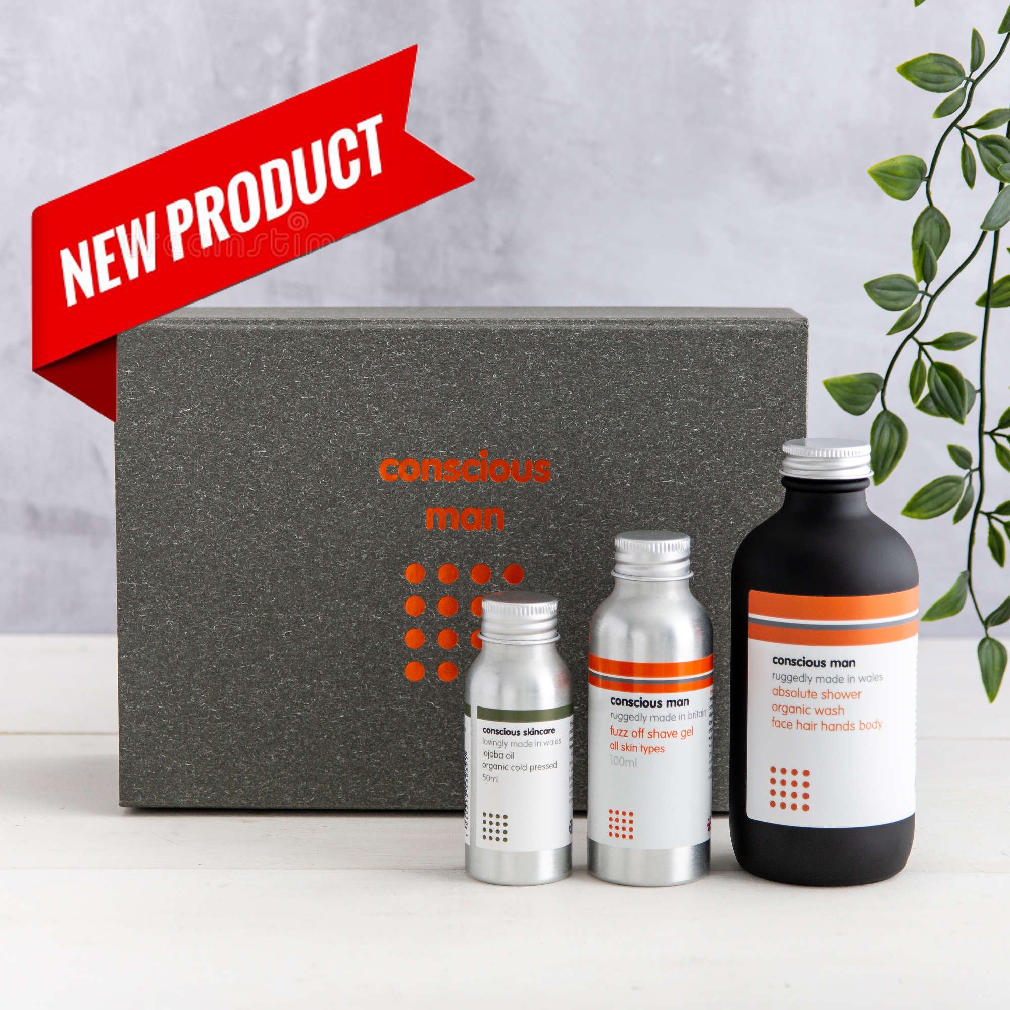 Conscious Skincare - Kit and Caboodle Men's Skincare Set