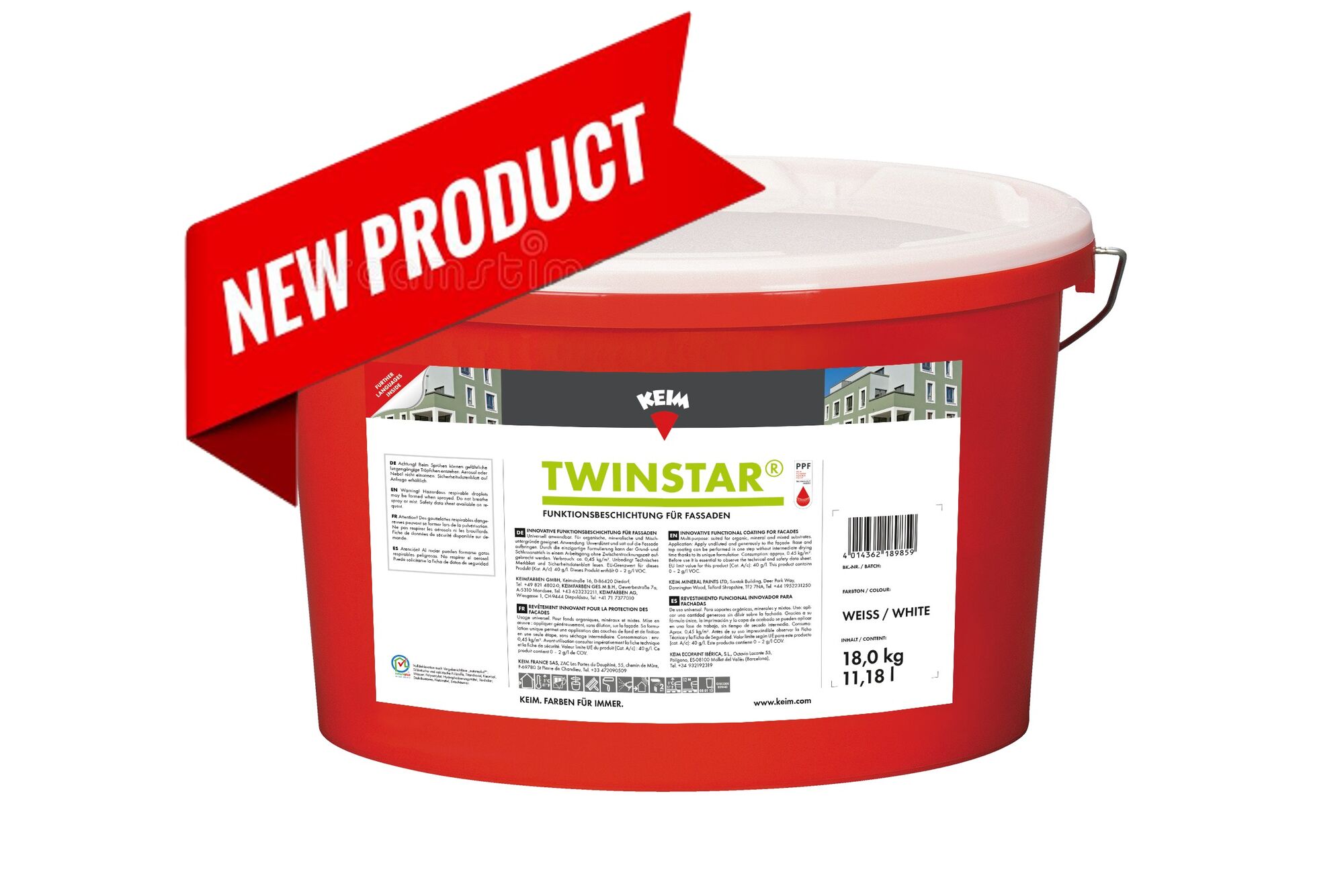 Keim Twinstar - 2 in 1 exterior paint system