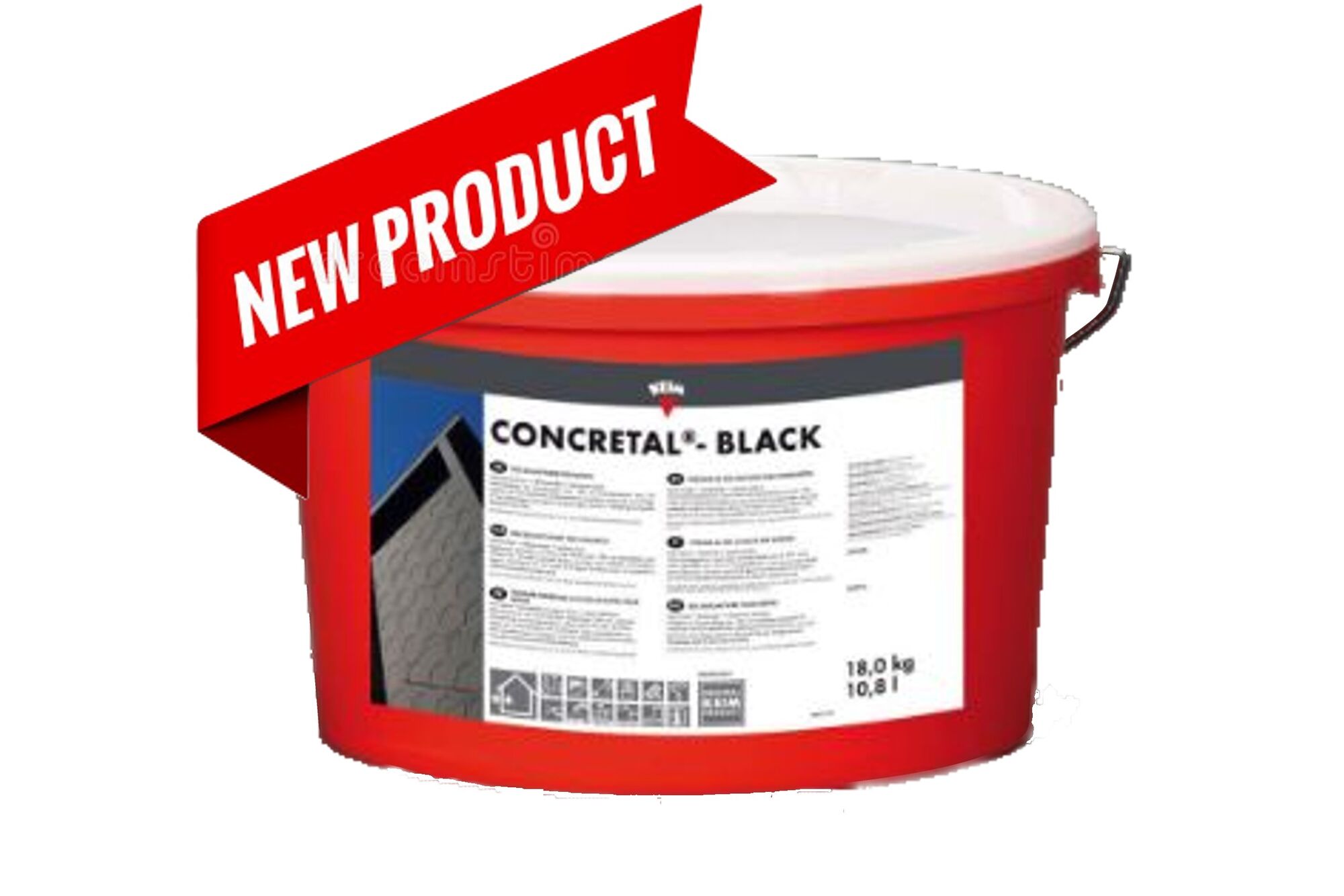 Keim Concretal Black - Deep Black Silicate Paint