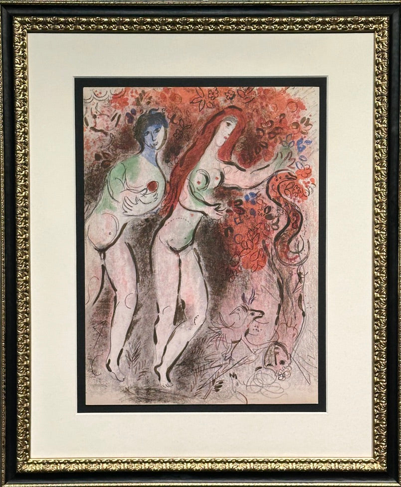 Adam and Eve and the forbidden fruit
