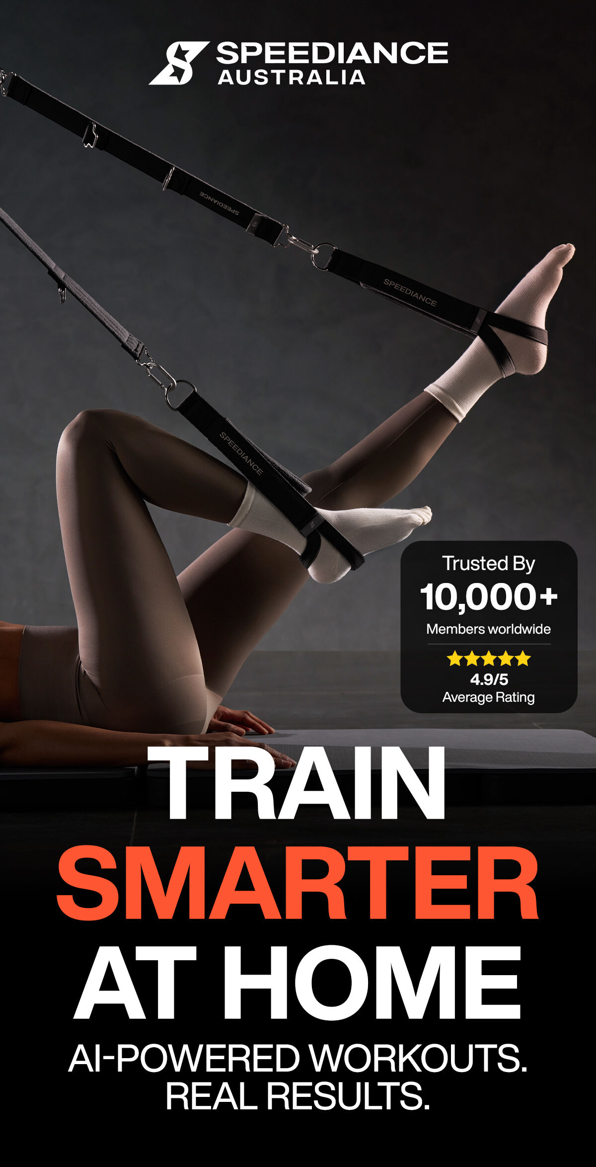 Speediance AI-powered training campaign authentic email artwork