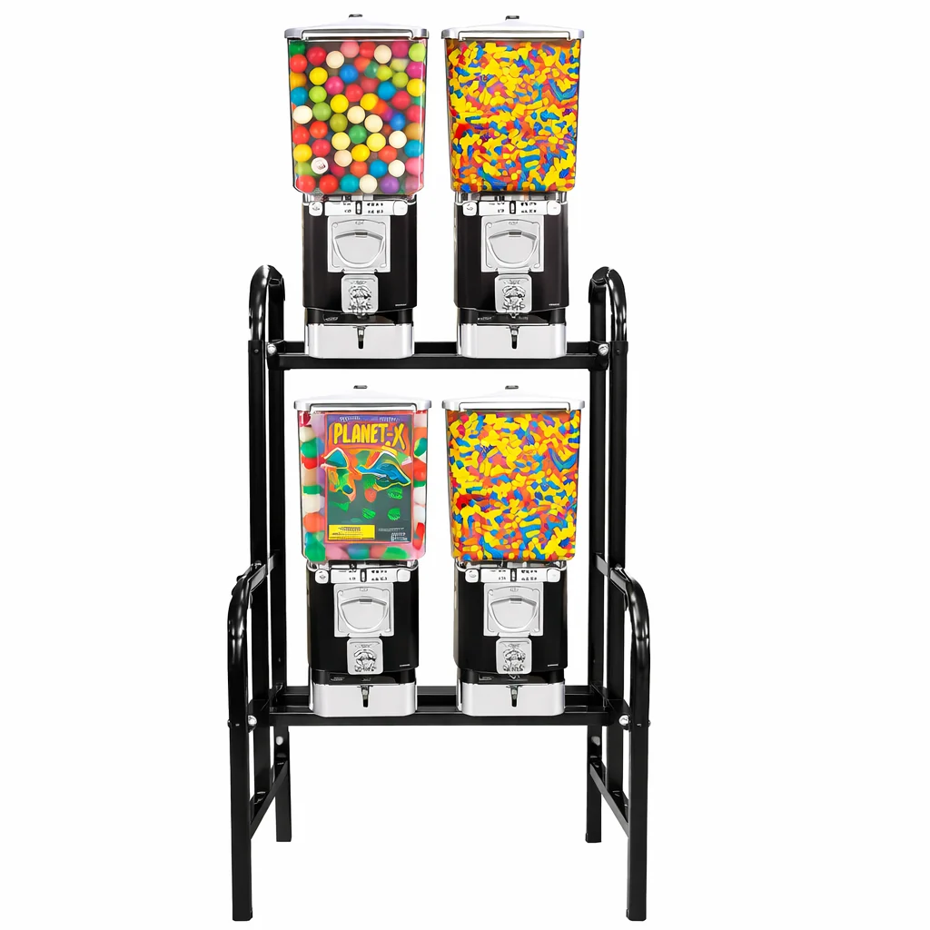 Rhino Supreme four-machine bulk vending rack